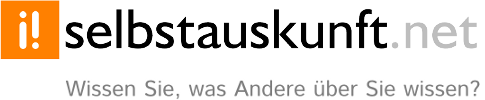selbstauskunft.net - Wissen Sie, was Andere über Sie wissen?